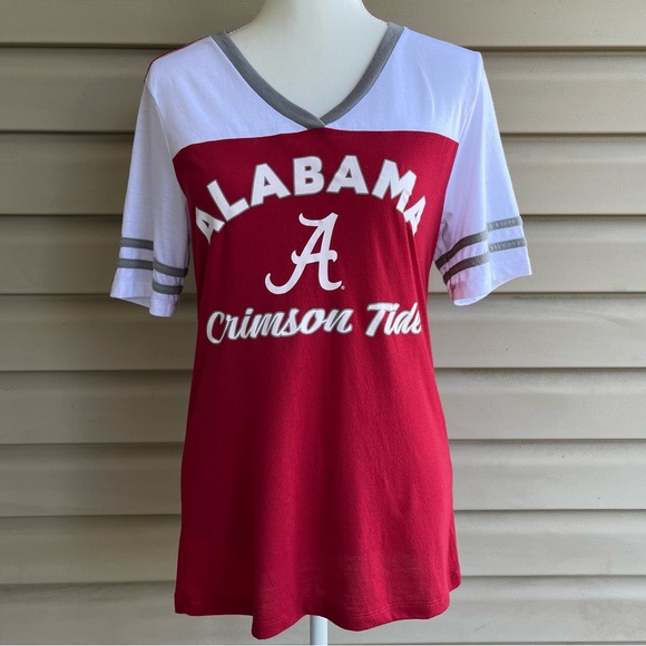 Colosseum Tops - •Colosseum• Alabama Crimson Tide Womens Tee - Size Medium